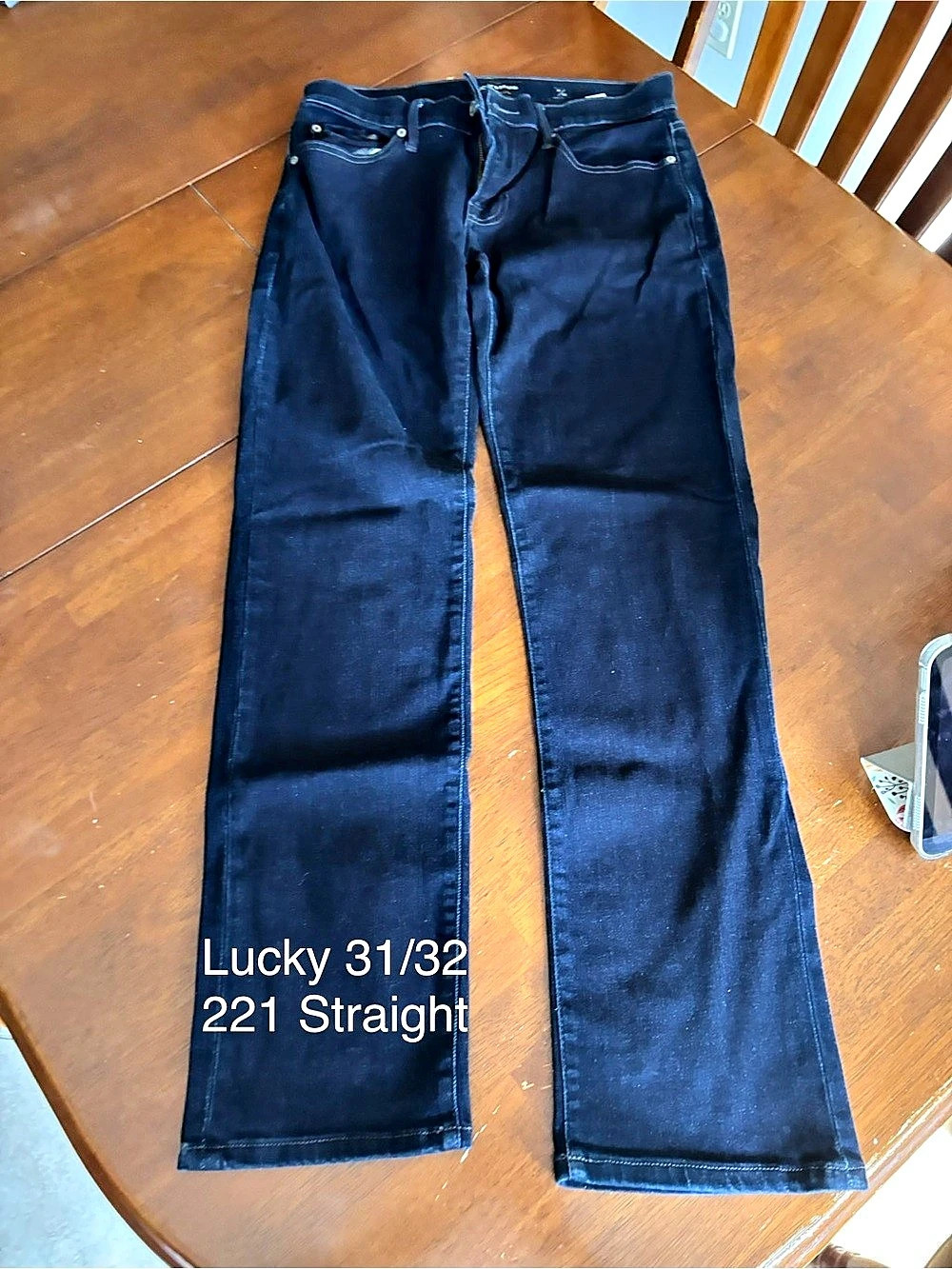 Lucky Brand 221 Original Straight Jeans Blue Waist 31/32